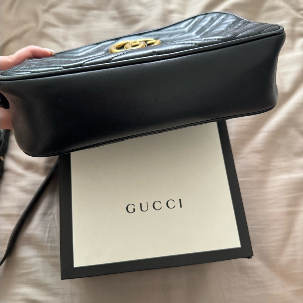 Gucci Black Leather Crossbody Bag - Picture 2 of 4